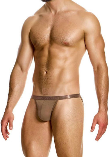 Modus Vivendi Aνδρικό Antibacterial Tanga Brief 15613 Dark-skin