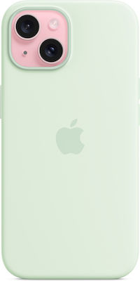 Apple Back Cover Silicone Soft Mint (iPhone 15)