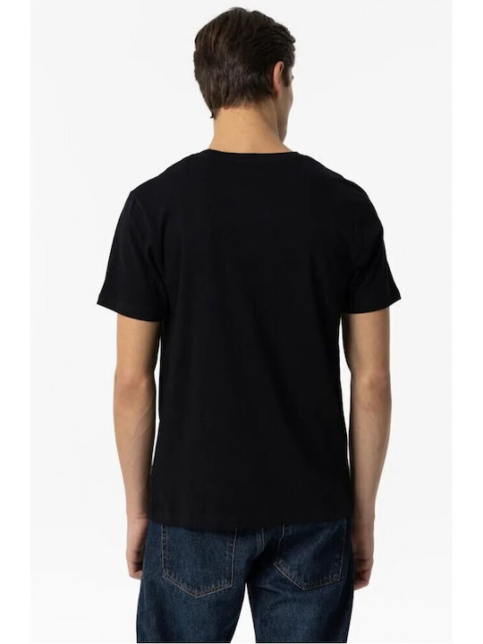 Tiffosi Herren T-Shirt Kurzarm Schwarz