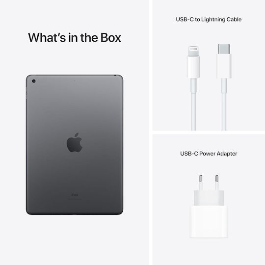 Apple iPad 2021 10.2Inci (3GB/64GB) Spațiu gri