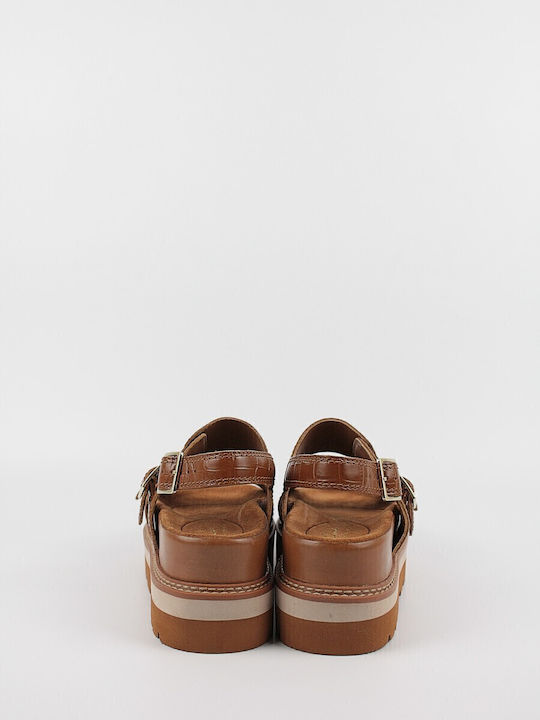 Women's Platform Shoes Tabac Brown