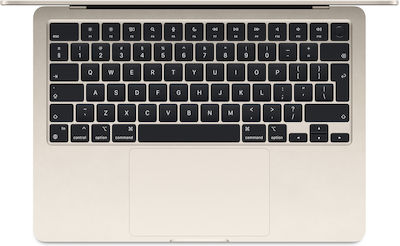 Apple MacBook Air 13" (2024) 13.6" Retina Display (M3-8-core/16GB/512GB SSD) Starlight (UK Keyboard)