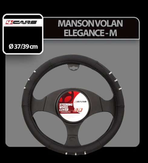 Elegance Acoperire volan - Ø 37-39 Cm- Negru/cromatic