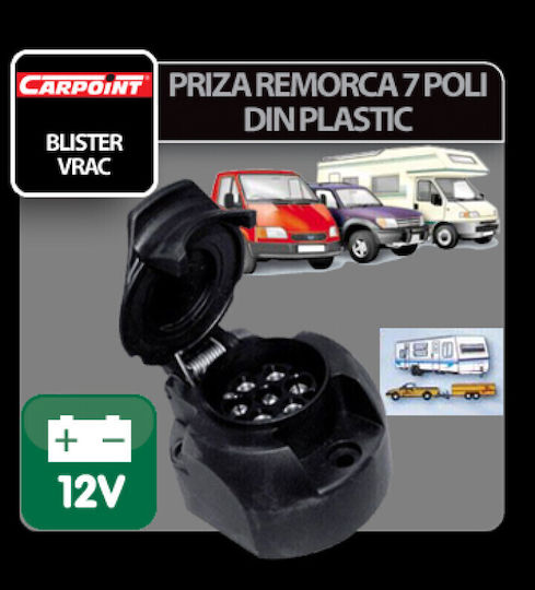 Carpoint Steckdose Anhänger mit 7 Pin 12V