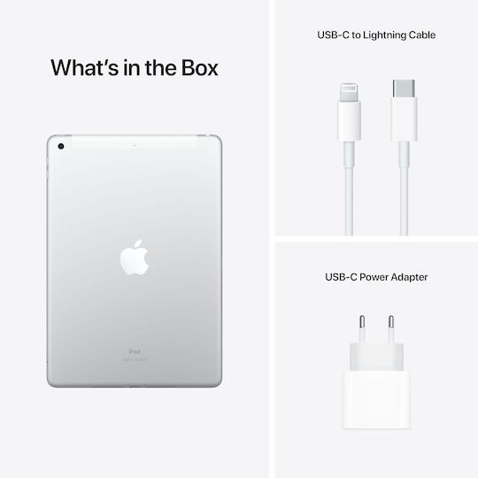 iPad 2021 4G 10.2Inci (3GB/64GB) Argint