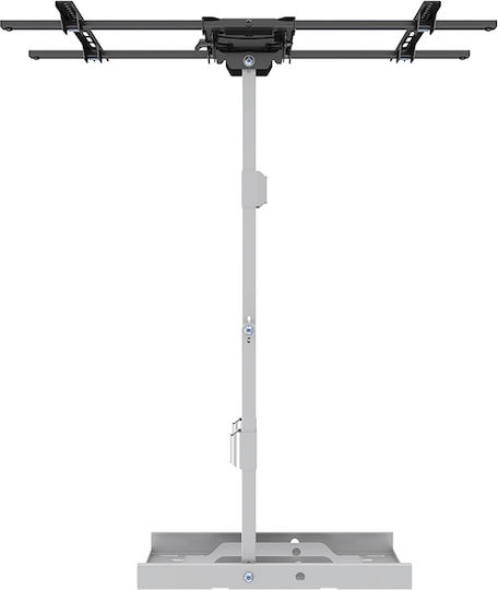 Multibrackets M Universal Long Reach Arm HD 1010mm Single Suport TV de perete cu braț până la 75" și 40kg Alb