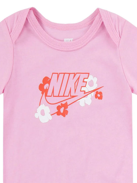 Nike Σετ Φορμάκι με Παντελόνι Ροζ 2τμχ
