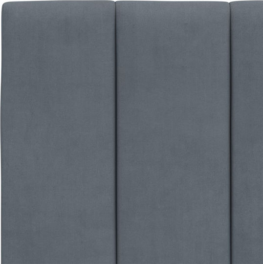 vidaXL Fabric Back Cushion for Bed Headboard Dark Gray 140x45cm