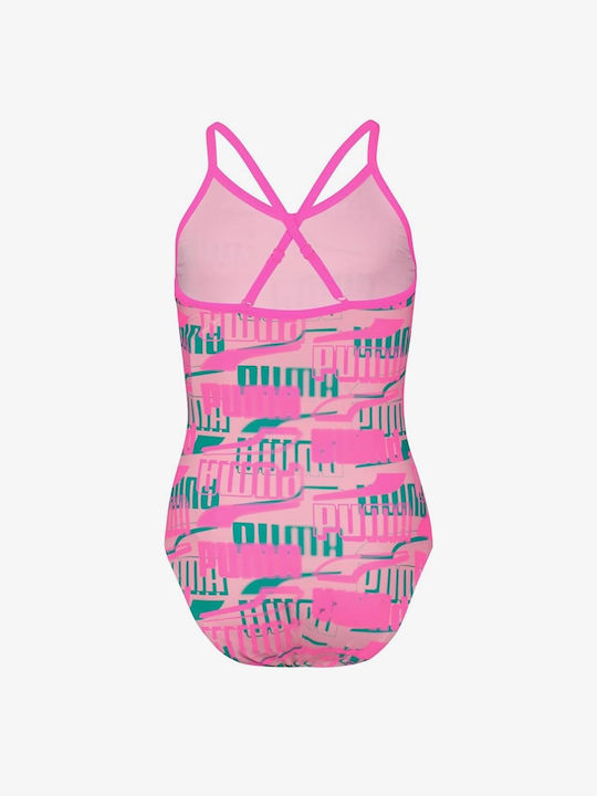 Puma Kids Swimwear One-Piece Pink