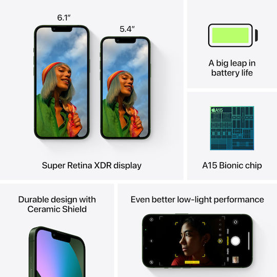 Apple iPhone 13 (4GB/256GB) Roz