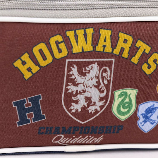 Διπλή Κασετίνα Harry Potter Howarts 22,5 X 8 X 10 Cm Κόκκινο Σκούρο Μπλε