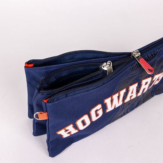 Triple Cassette Harry Potter Howarts 22,5 X 2 X 11,5 Cm Dark Blue