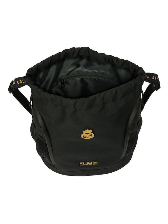 Детска раница чанта Real Madrid C.f. Black 35 X 40 X 1 см
