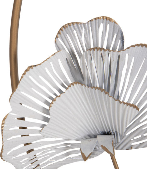 HomeMarkt Διακοσμητικό Τοίχου Χρυσό από Μέταλλο 60x60cm