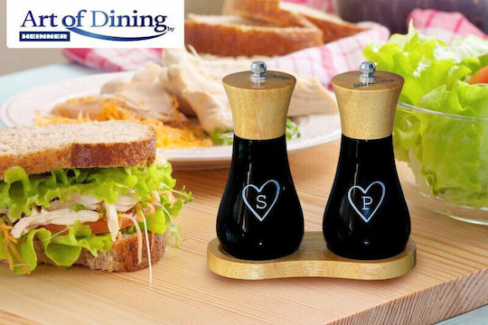 Heinner Комплект Солници и Пиперници Дървени 2 Бр Heinner Комплект Солници и Пиперници Дървени 2 Бр