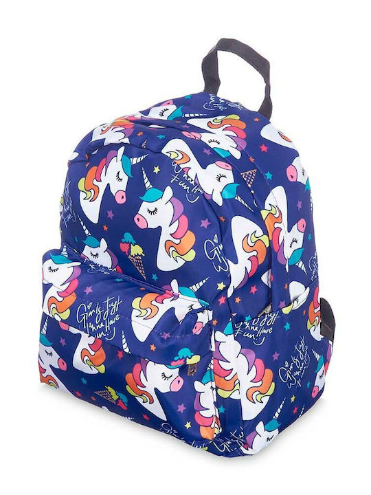 School Bag Unicorn Colorful 28 X 12 X 22 Cm (12 Units)