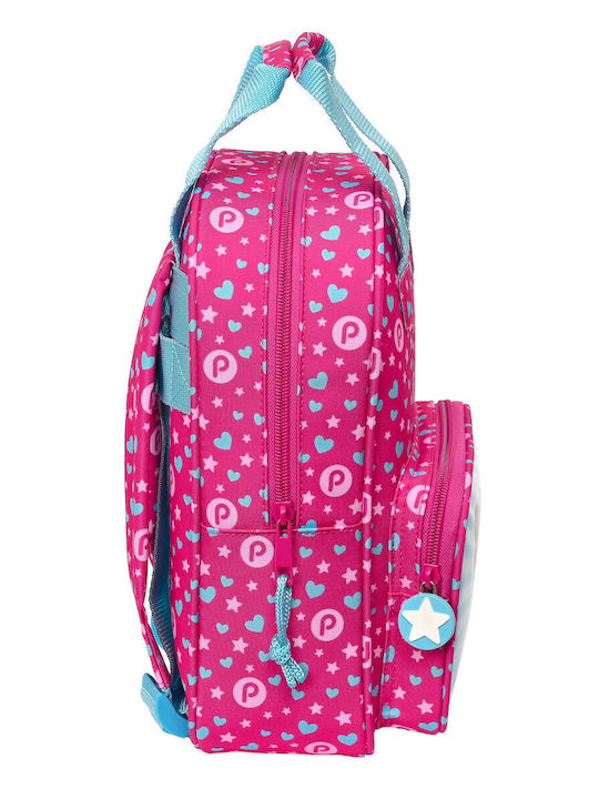 School Bag Pinypon Blue Pink 20 X 28 X 8 Cm