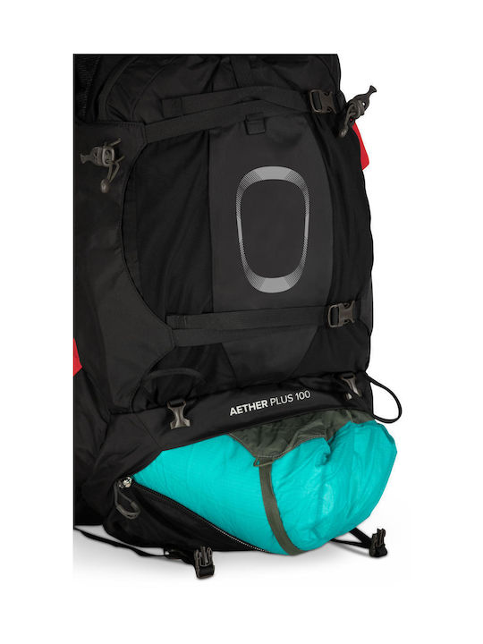Osprey Aether Plus 100 Bergsteigerrucksack 100lt Schwarzes Versand