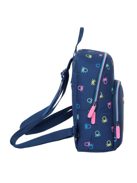 Rucksack Benetton Cool Mini Marineblau 25 X 30 X 13 Cm