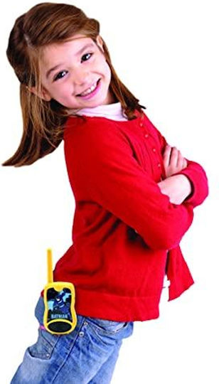 Lexibook Tw12bat Batman Walkie-Talkies Belt Clip For Transport Battery Black/Yellow
