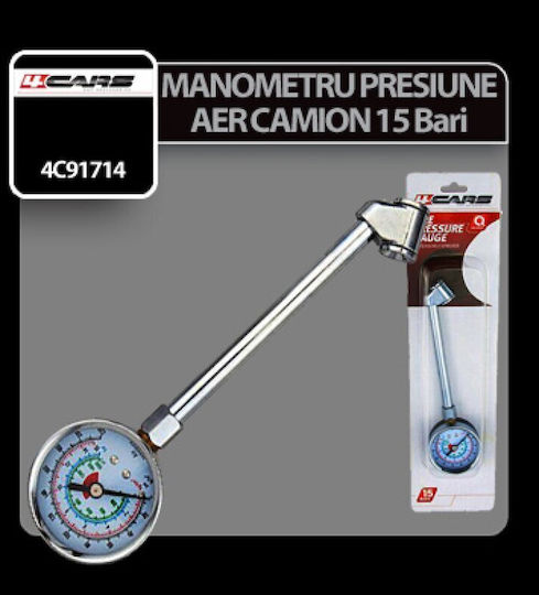 4cars Truck Tire Pressure Gauge 15 Bar