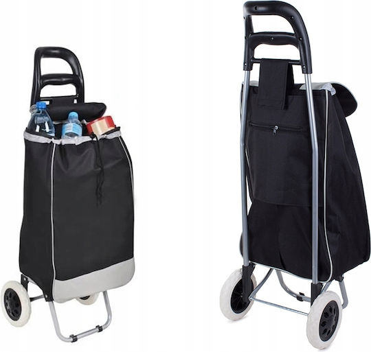 Shopping Trolley Black 55x55x55cm