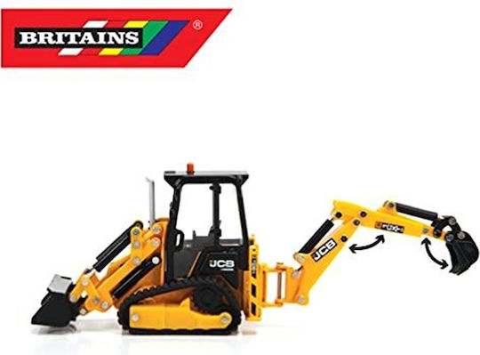 Britains Jcb Farm Tomy Toys Tracked Backhoe Loader 1:32 Jcb 1cxt Truck Collectible Tractor Toy 1:32 Scale Farm Toys Suitable For Collectors And Kids 3+