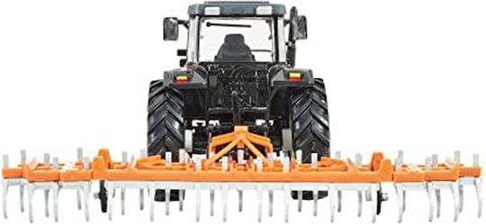 Britians Hertitage Tractor Playset Toy, Massey Ferguson Tractor 6s.180 With Classic Fold Cultivator, Compatible With 1:32 Scale Farm Toys, Suitable For Collectors & Children From 3 Years
