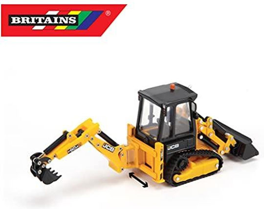 Britains Jcb Farm Tomy Toys Tracked Backhoe Loader 1:32 Jcb 1cxt Truck Collectible Tractor Toy 1:32 Scale Farm Toys Suitable For Collectors And Kids 3+