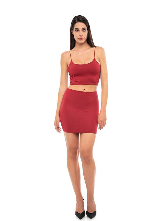 Raffaella Collection Skirt in Red color