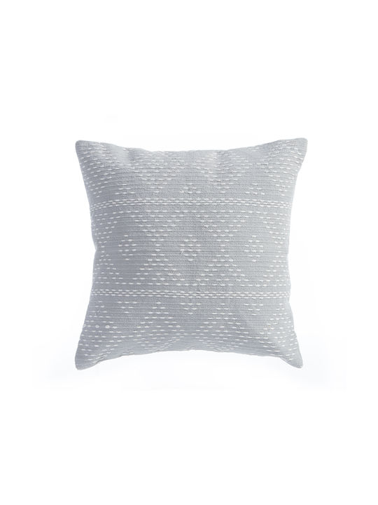Nef-Nef Homeware Μαξιλάρι Καναπέ Quantum από 100% Βαμβάκι Grey 45x45εκ.