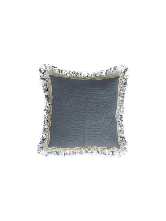 Nef-Nef Homeware Μαξιλάρι Καναπέ Klingon από 100% Βαμβάκι Blue 60x60εκ.