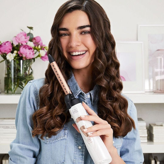 Bellissima Pro Hair Styler 5 in 1 Ceramic Electric Brush with Air for Straightening and Curls 1000W