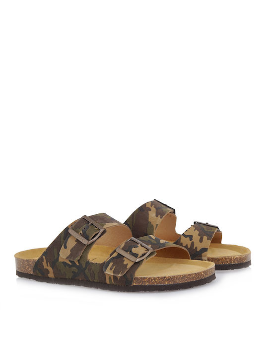 Plakton Piele Sandale pentru bărbați Estampado/Camouflage