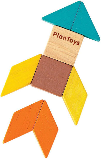 Plan Toys Blocuri Mozaic Din Lemn pentru 3-99 ani Ani 26buc