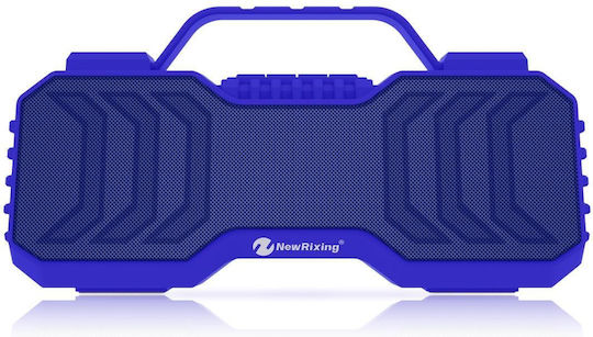 New Rixing NR-2029 Bluetooth Speaker 6W with Radio and Battery Life up to 7 hours Blue