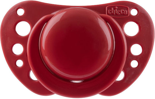 Chicco Physio Air Πιπίλες Σιλικόνης Μπεζ - Μπορντό για 6-16 μηνών 2τμχ