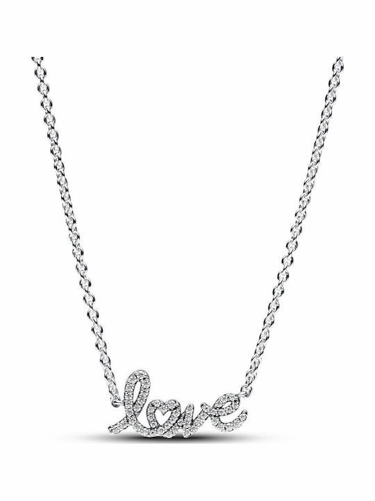 Pandora Necklace Made Of Silver