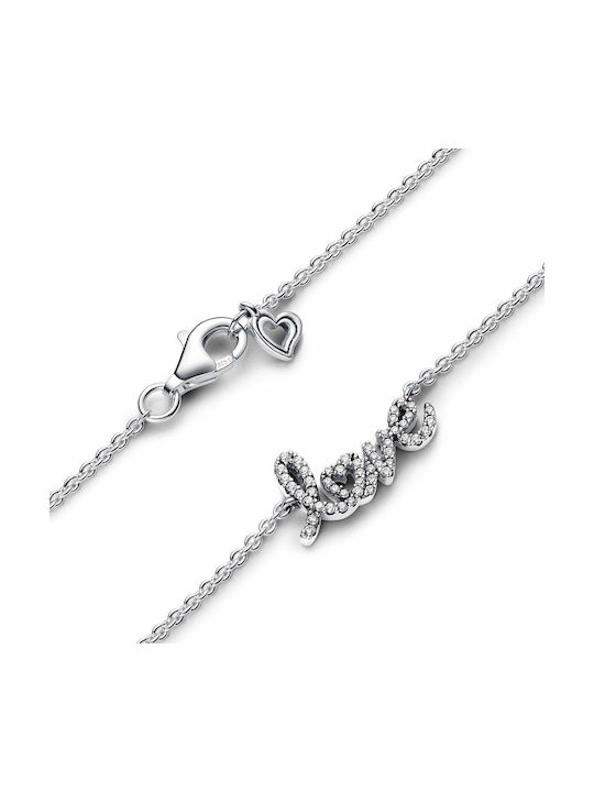 Pandora Колие от Сребърен с Циркон