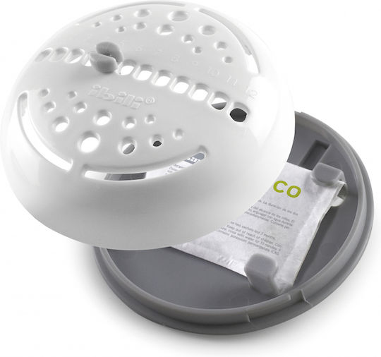 Set Of 8 Refills For Ibili-fresco Refrigerator Air Freshener, Plastic, 7x5 Cm, White