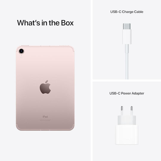 Apple iPad Mini 2021 5G 8.3" (4GB/64GB) Pink