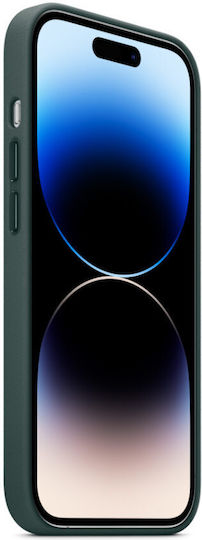 Apple Leather Case with MagSafe Back Cover Leather Forest Green (iPhone 14 Pro)