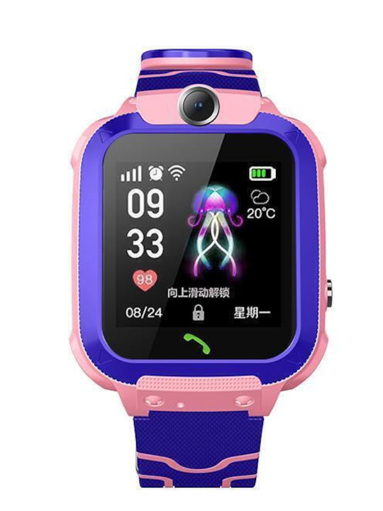 XO Παιδικό Smartwatch με Κάμερα Ροζ