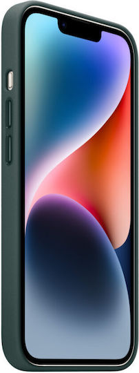 Apple Back Cover Leather Forest Green (iPhone 14)