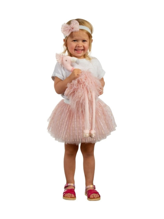 Stephen Joseph Σετ Παιδική Φούστα Big Sister Tutu & Headband Rose Pink 4-6 Ετών