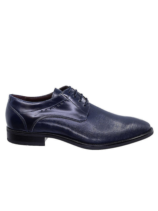 Softies Men's Leather Dress Shoes Blue