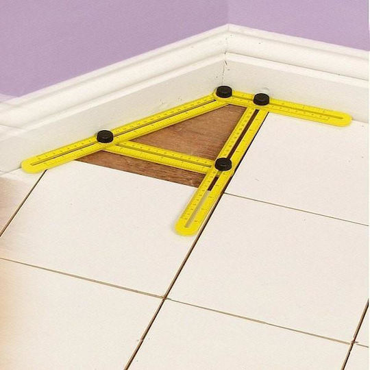 14441-005000FGA-002CXZ Plastic Folding Ruler Angled
