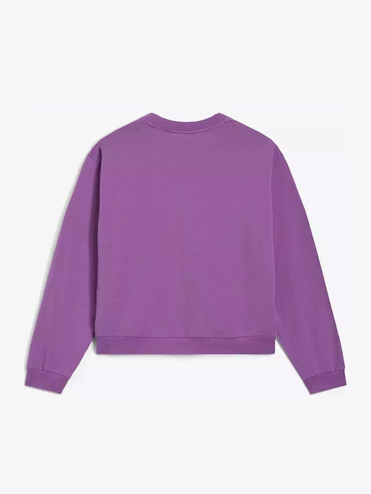 Sweatshirt Damen Sweatshirt Lila