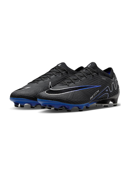 Nike Mercurial Vapor 15 Elite AG-Pro Low Football Shoes with Cleats Black