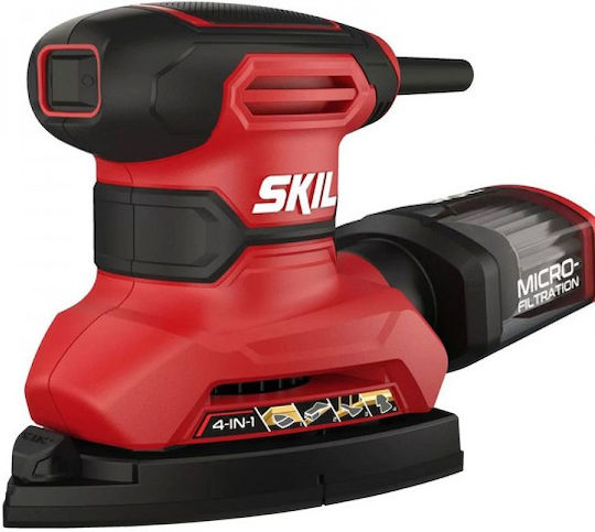 Skil Red 7261AB Electric Multi-Sander 160W with Suction System SR1E7261AB